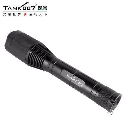 TANK007探客CI03大勻光伸縮調(diào)焦式手電投射、無干擾雜散光