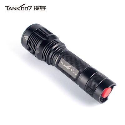 TANK007探客戶外執(zhí)勤，執(zhí)法，巡邏遠(yuǎn)射防水戶外LED超亮手電筒DU126